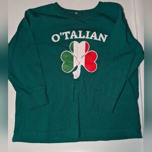 Boys size 4 o'talian long sleeve shirt